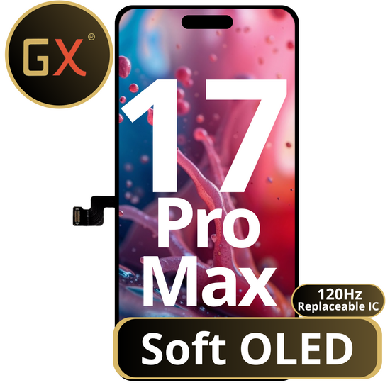LCD GX Soft OLED 120Hz For IPhone 17 Pro Max (Replaceable IC)