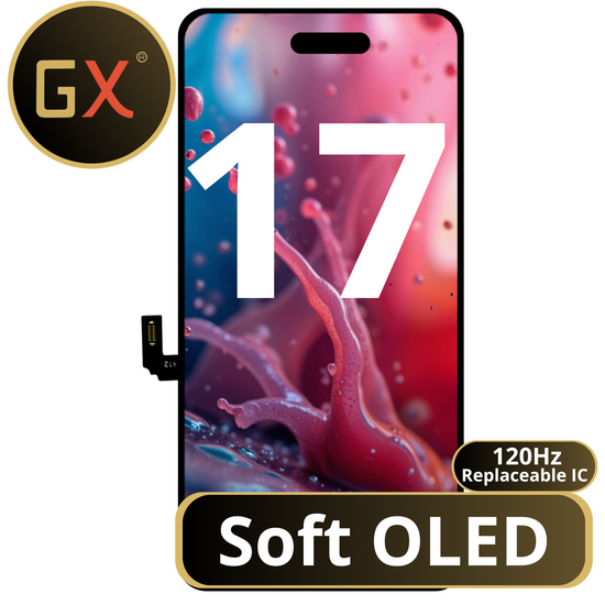 LCD GX Soft OLED 120Hz For IPhone 17 (Replaceable IC)