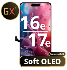 LCD GX Soft OLED  For IPhone 16e / 17e (Replaceable IC)