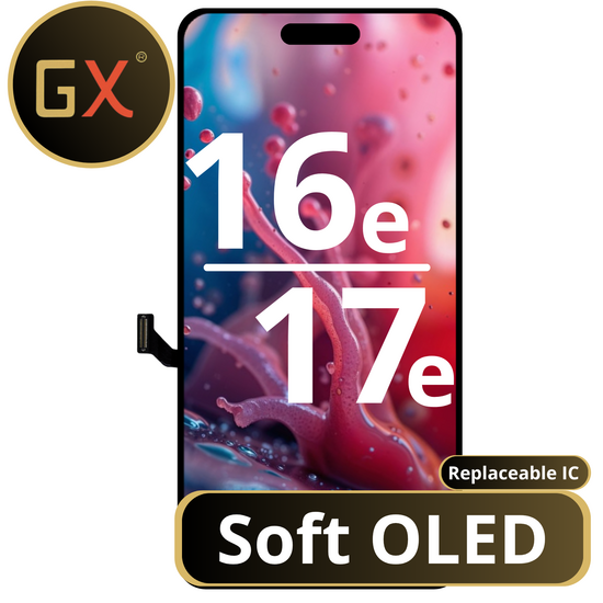 LCD GX Soft OLED  For IPhone 16e / 17e (Replaceable IC)