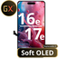 LCD GX Soft OLED  For IPhone 16e / 17e (Replaceable IC)