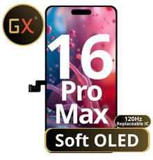 LCD GX Soft OLED 120Hz For IPhone 16 Pro Max (Replaceable IC)