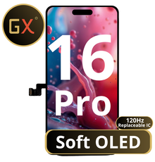 LCD GX Soft OLED 120Hz For IPhone 16 Pro (Replaceable IC)