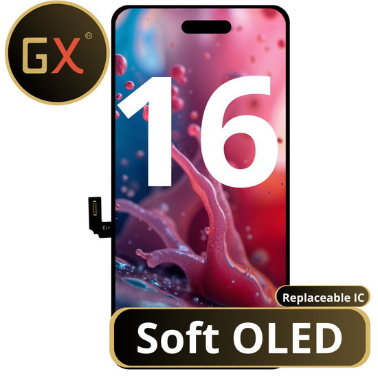 LCD GX Soft OLED For IPhone 16 (Replaceable IC)