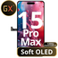 LCD GX Soft OLED 120Hz For IPhone 15 Pro Max (Replaceable IC)
