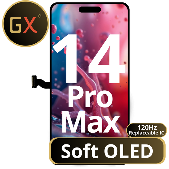 LCD GX Soft OLED 120Hz For IPhone 14 Pro Max (Replaceable IC)