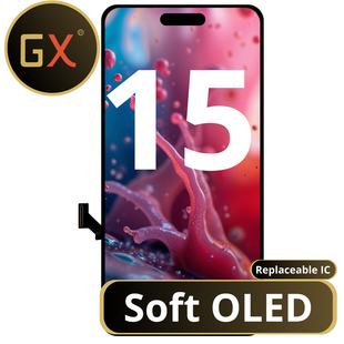 LCD GX Soft OLED For IPhone 15 (Replaceable IC)