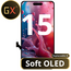 LCD GX Soft OLED For IPhone 15 (Replaceable IC)
