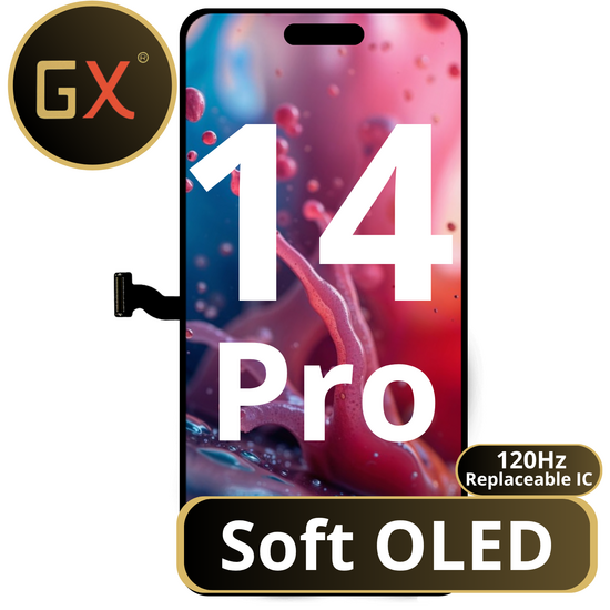 LCD GX Soft OLED 120Hz For IPhone 14 Pro (Replaceable IC)