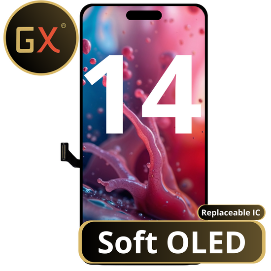 LCD GX Soft OLED For IPhone 14 (Replaceable IC)