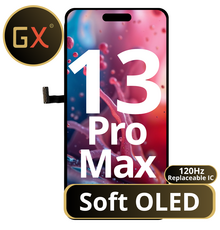 LCD GX Soft OLED 120Hz For IPhone 13 Pro Max  (Replaceable IC)