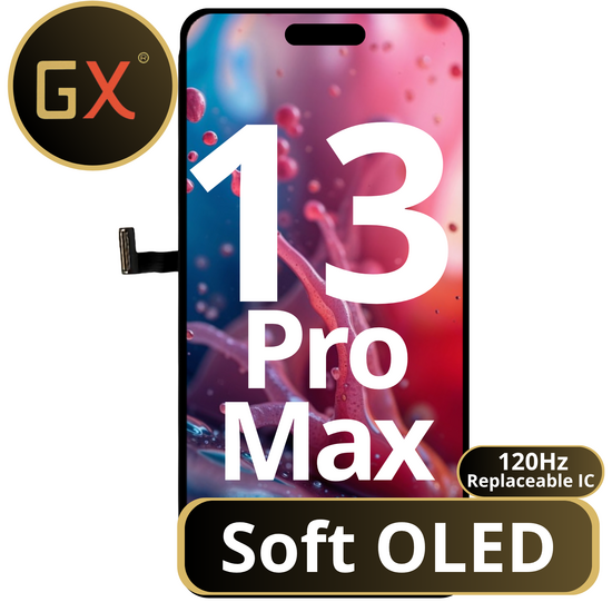 LCD GX Soft OLED 120Hz For IPhone 13 Pro Max  (Replaceable IC)