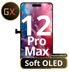 LCD GX Soft OLED For IPhone 12 Pro Max (Replaceable IC)