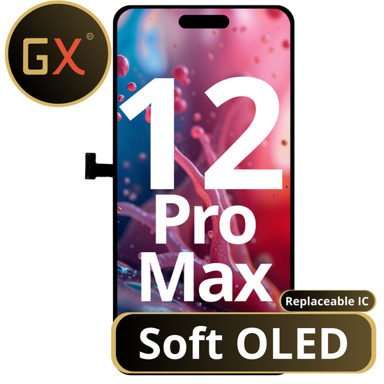 LCD GX Soft OLED For IPhone 12 Pro Max (Replaceable IC)