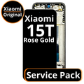 LCD Xiaomi 15T  - 560000030O12A00 Rose Gold Service Pack