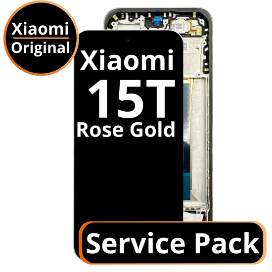 LCD Xiaomi 15T  - 560000030O12A00 Rose Gold Service Pack