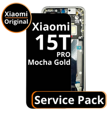 LCD Xiaomi 15T Pro - 5600060O12U00 Mocha Gold Service Pack