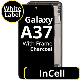 LCD InCell For Galaxy A37 Black With Frame Not Original White Box