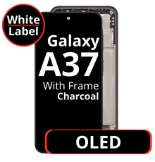 LCD OLED For Galaxy A37 Black With Frame Not Original White Box