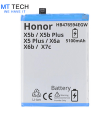 BATTERY MT Tech For Honor X5b/X5B Plus/ X5 Plus/X6a/X6b/7c - HB476594EGW - 5100mAh