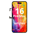 LCD Soft Oled For IPhone 16 Pro Max - 1:1 Bezel -120Hz - White Box (Replaceable IC)
