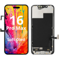 LCD Soft Oled For IPhone 16 Pro Max - 1:1 Bezel -120Hz - White Box (Replaceable IC)