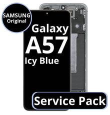 LCD Samsung Galaxy A57 GH82-39285C A567 With Frame Icy Blue Service Pack Box