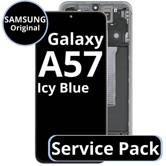 LCD Samsung Galaxy A57 GH82-39285C A567 With Frame Icy Blue Service Pack Box