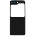 Upper & Bottom Back Cover with Camera Lens for Flip 5 (No Logo) (Black)