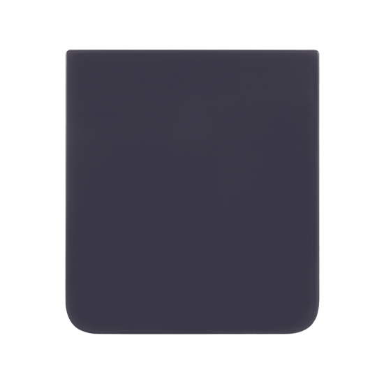 Upper & Bottom Back Cover with Camera Lens for Flip 5 (No Logo) (Black)