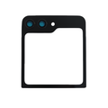 Upper & Bottom Back Cover with Camera Lens for Flip 5 (No Logo) (Cream)