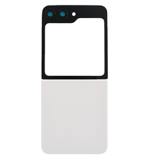 Upper & Bottom Back Cover with Camera Lens for Flip 5 (No Logo) (Cream)