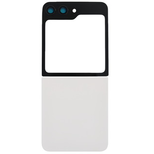 Upper & Bottom Back Cover with Camera Lens for Flip 5 (No Logo) (Cream)