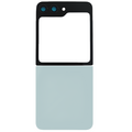 Upper & Bottom Back Cover with Camera Lens for Flip 5 (No Logo) (Mint)