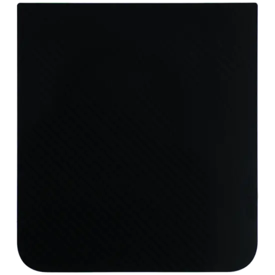 Upper & Bottom Back Cover with Camera Lens for Flip 6 (No Logo) (Black)