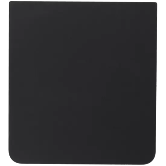 Upper & Bottom Back Cover with Camera Lens for Flip 7 (No Logo) (Black)