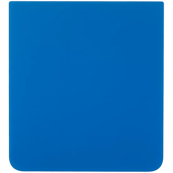 Upper & Bottom Back Cover with Camera Lens for Flip 7 (No Logo) (Blue)