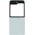 Upper & Bottom Back Cover with Camera Lens for Flip 7 (No Logo) (Mint)