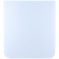 Upper & Bottom Back Cover with Camera Lens for Flip 7 FE (No Logo) (White)