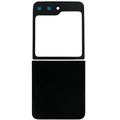 Upper & Bottom Back Cover with Camera Lens for Flip 7 FE (No Logo) (Black)