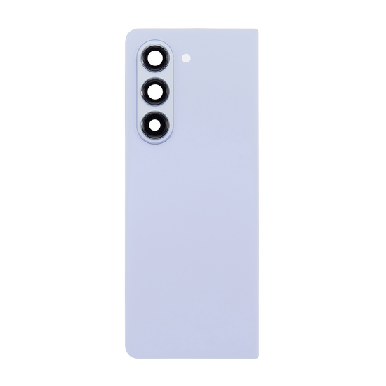 Back Cover with Camera Lens for Samsung Fold 5 (No Logo) (Blue)