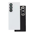 Back Cover with Camera Lens for Samsung Fold 6 (No Logo) (White)