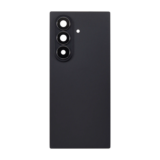 Back Cover with Camera Lens for Samsung Fold 7 (No Logo) (Black)