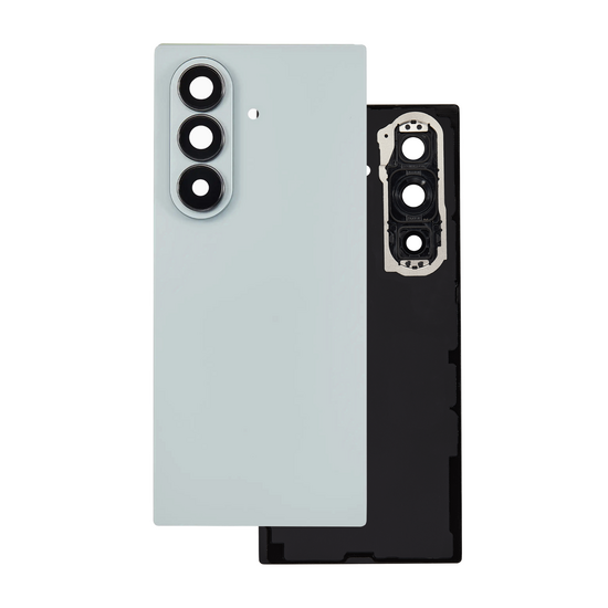 Back Cover with Camera Lens for Samsung Fold 7 (No Logo) (White)