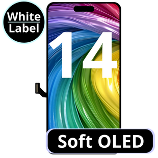 LCD Soft Oled For IPhone 14 White Box (Replaceable IC)
