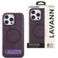 Lavann Leather back Cover with Magnetic / Table stand For Galaxy S25 Ultra