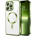 GREEN ON Camera Shield Magsafe Silicone Case for Galaxy A17