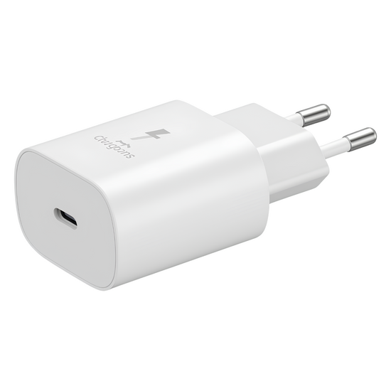 USB C Samsung 25W  2 in 1 Fast Charger + USB C to USB C Cable Combo  BULK
