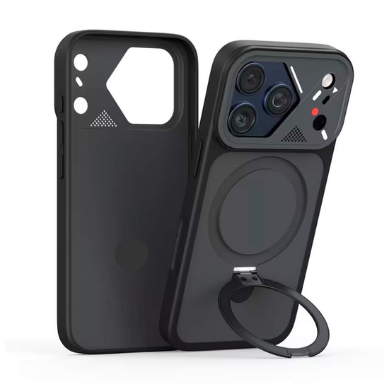 Magnetic case with fold-out ring For IPhone 16