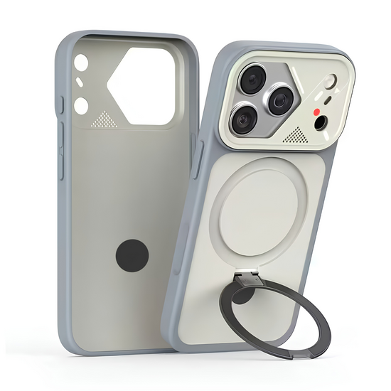 Magnetic case with fold-out ring For IPhone 17 Pro Max